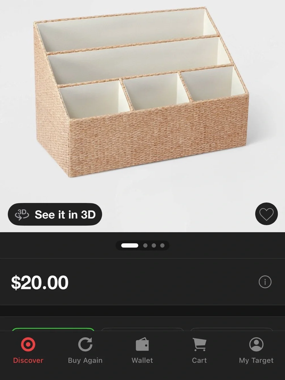Threshold woven storage